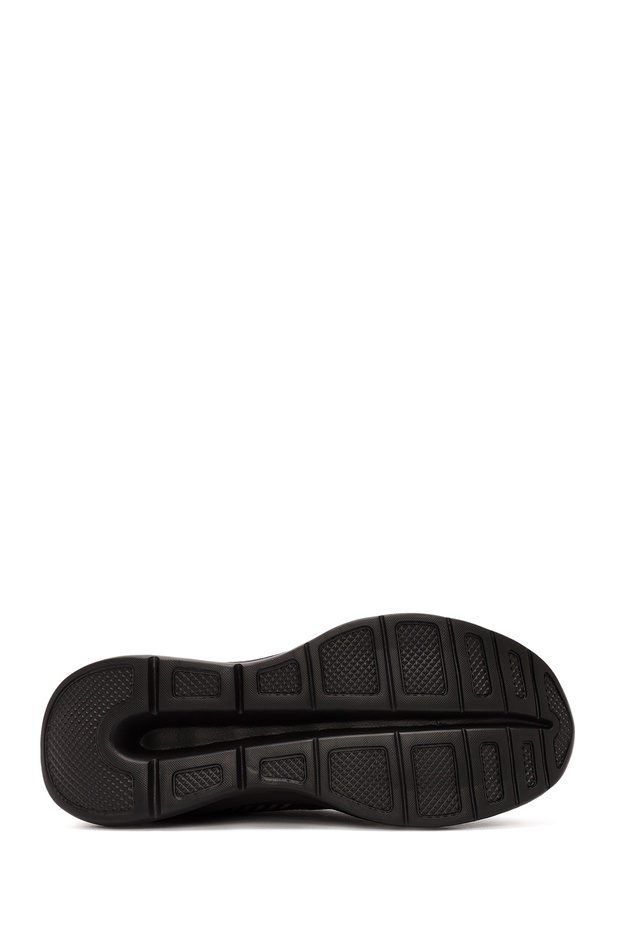 Zero Erkek Siyah Bağcıklı Kalın Tabanlı Sneaker 25SFD69176F - 4