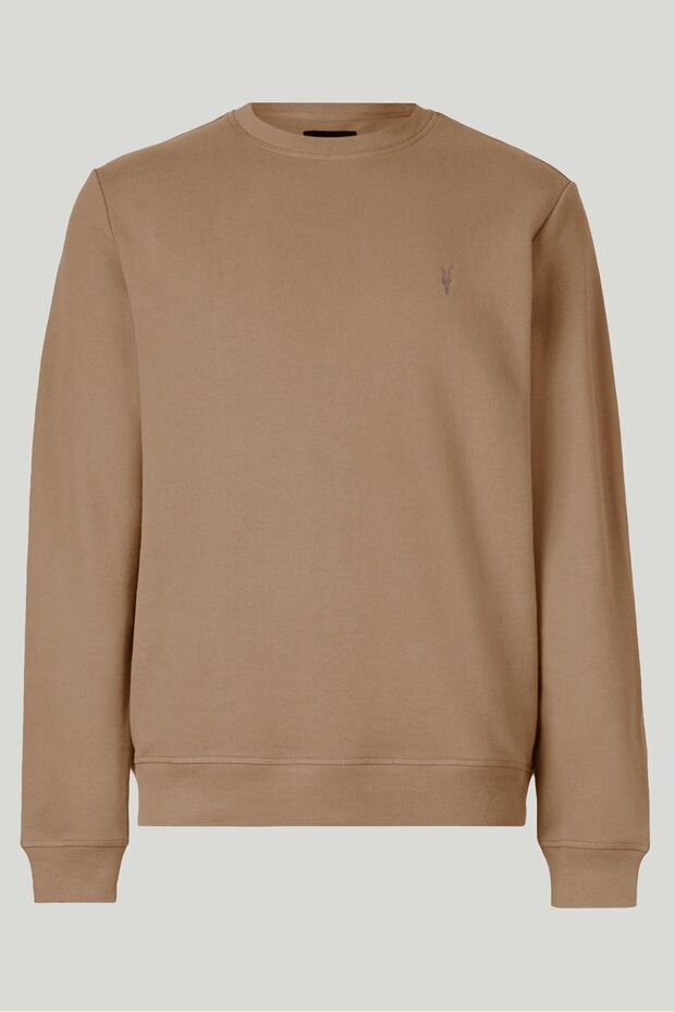Caramel Color Basic Crew Neck Relaxed Regular Men's Sweatshirt - 5