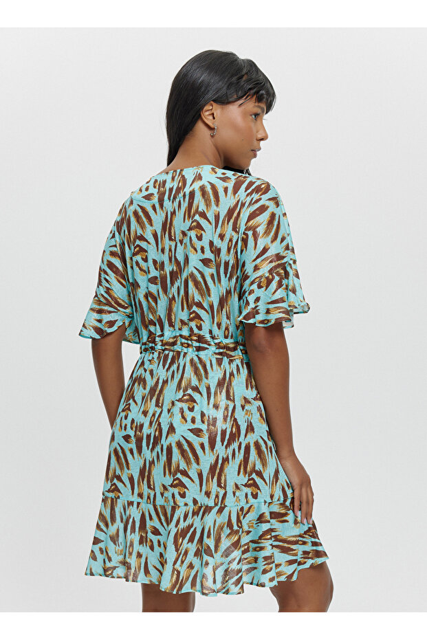 P15084 كيمونو قصير منقوش - 3