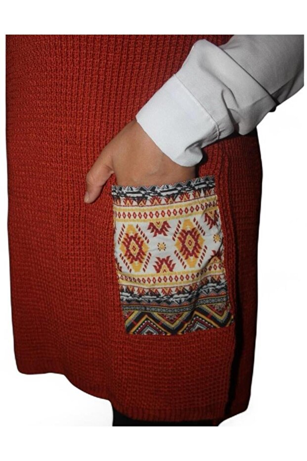 Selanik Cepli Triko Süveter - 4