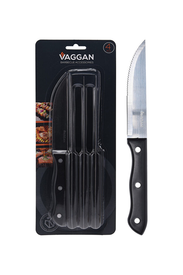 4'lü Çelik Bıçak Seti 4LÜ BIÇAK SETİ 25CM - 1