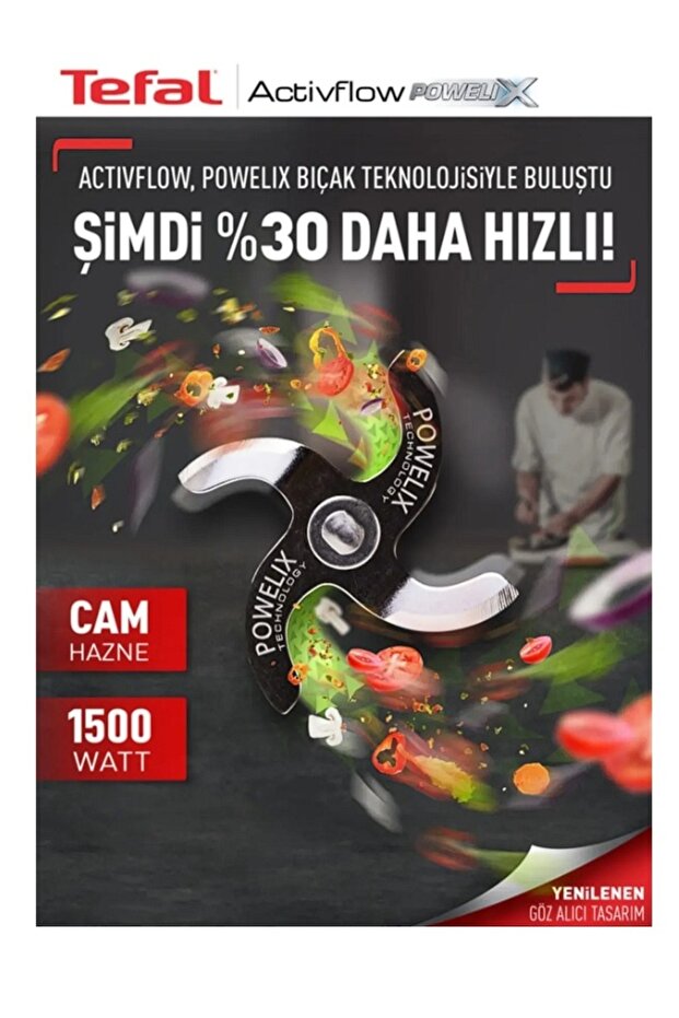 Powelix Cam Hazneli Premium Blender Seti 1500 W - In En Güçlüsü Mutfak Robotu - 5
