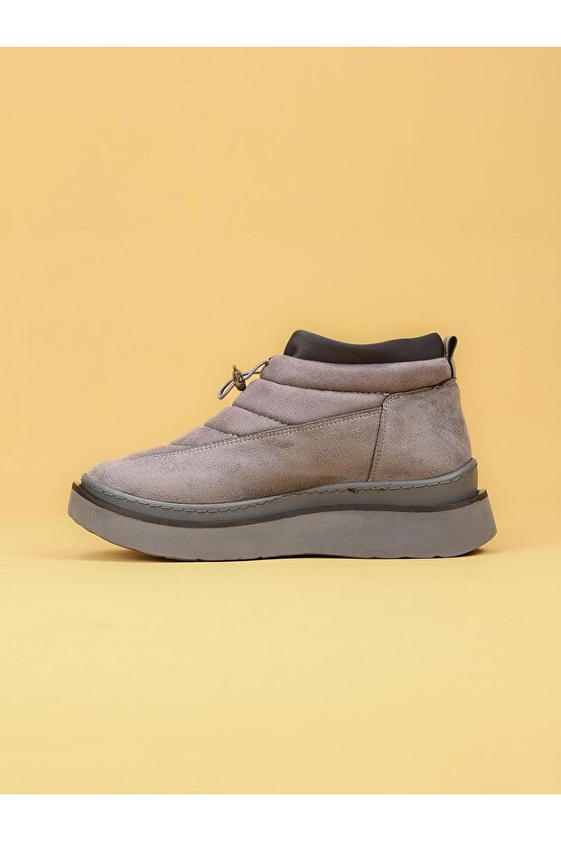 Luxor Women's Padded Winter Gray Sneaker Boots
