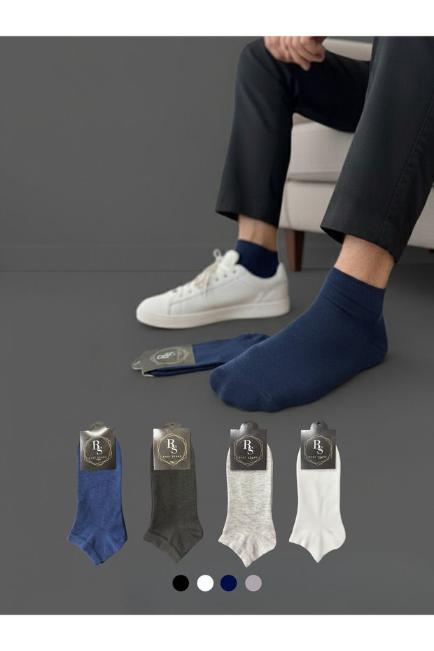 5-Pack of Seamless Men's Booties Socks