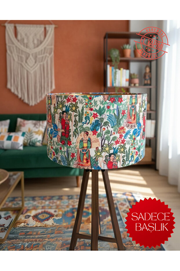 Frida Kahlo Desen Feride Lambader - 1