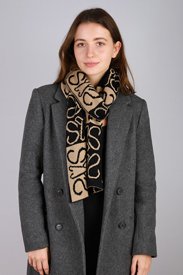 وشاح تريكو منقوش - 1