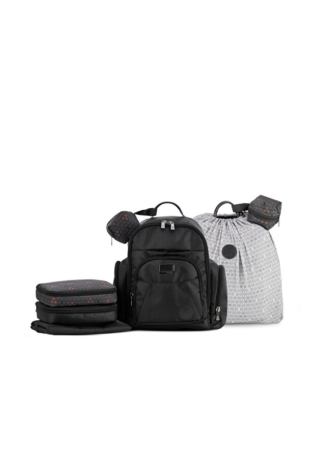 Baby Care Backpack – Multi-Functional Family Travel Bag with Organizer Pouches & Storage Bag