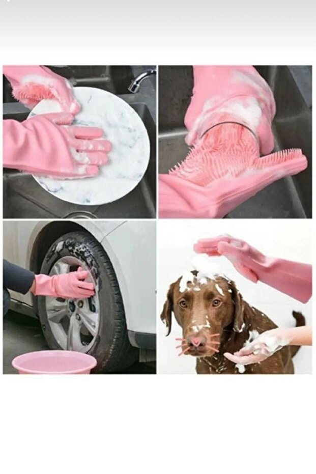 Gray Magic Silicone Dish Glove - 2