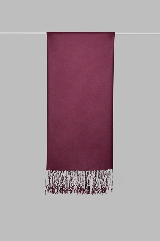 İpek Şal - Bordo - 2