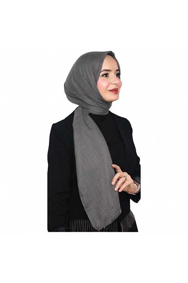 Flamlı pamuklu şal
