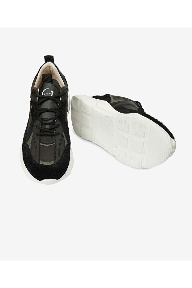 LAB Erkek Siyah Sneaker Ayakkabı 4K1SA20271 - 6