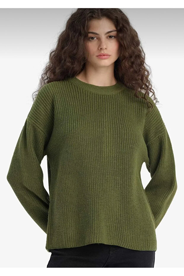 Women's Regular Fit Knitwear Basic Thessaloniki Knit Sweater