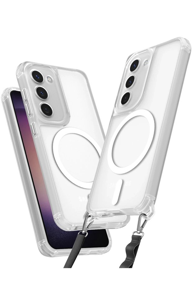 Sptrns Samsung Galaxy S23 Plus Case Enka Magsafe Silicone Case (124452) - Transparent