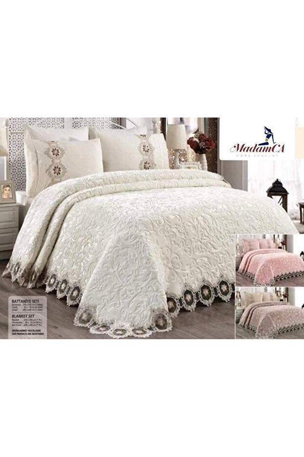 Rosa - Double Blanket Set - Boxed - - 2