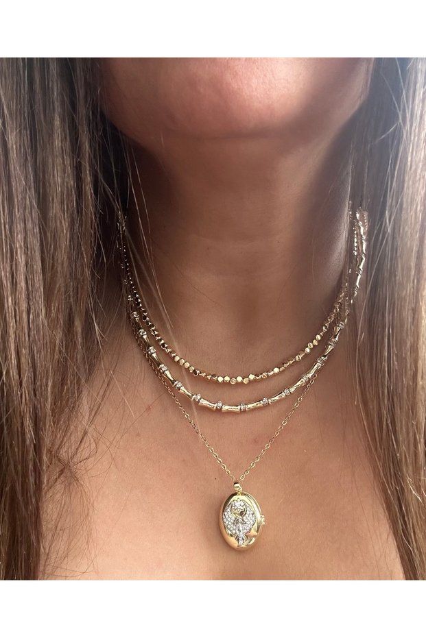 3-Piece Alya Ankakuşu Medallion Necklace Set. Alya Necklace