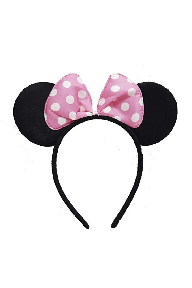 Mickey - Mini Mouse Crown Bow Crown - Pink
