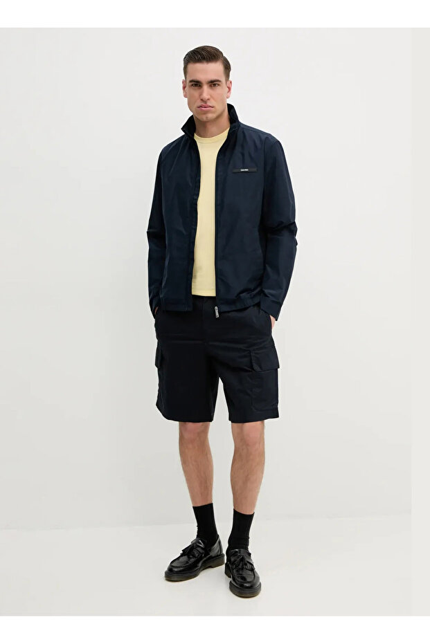 Siyah Erkek Normal Bel Regular Fit Chino Şort XM000150 AF11882 UB001 ŞORT - 1