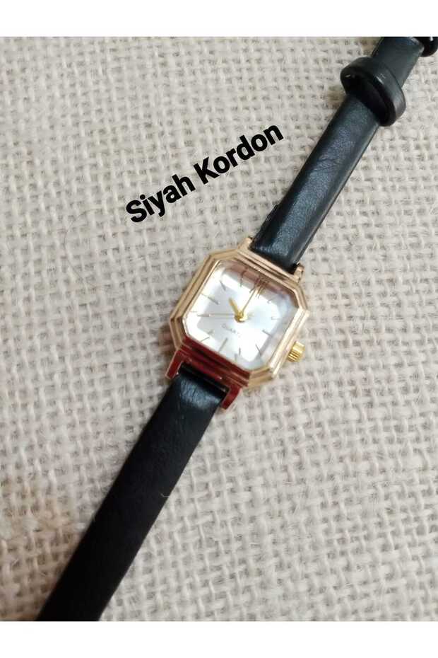 Vintage Watch Retro Minimal Black Cord Bb0120 - 2