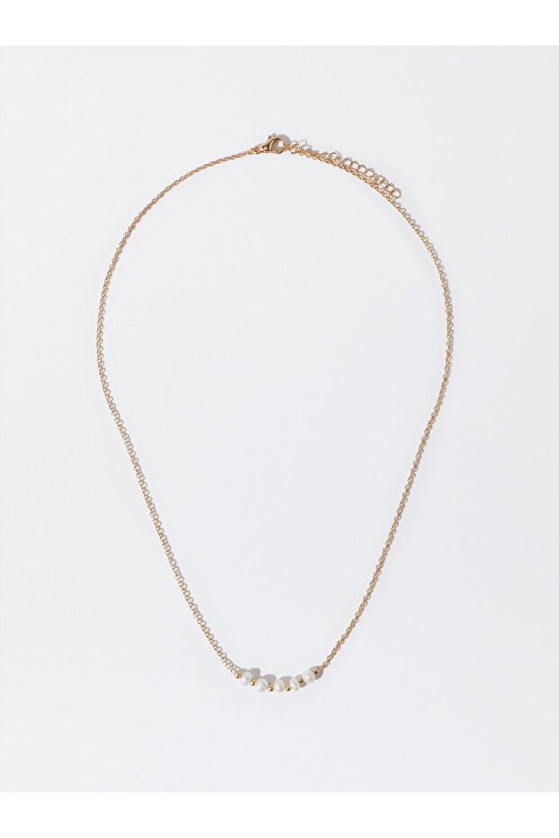 İncili Gold Kolye - 2