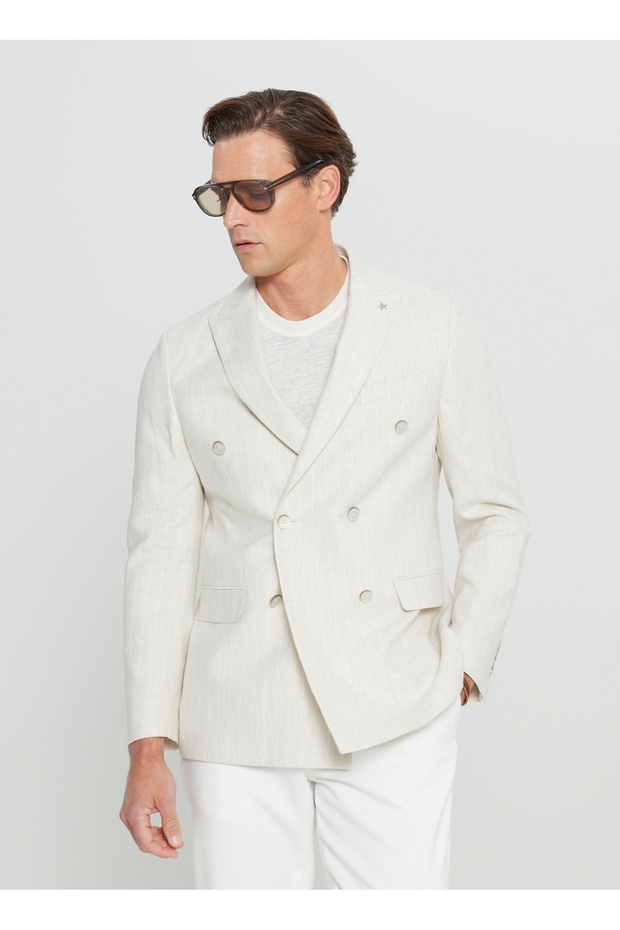سترة Altınyıldız Classics Slim Fit بيج للرجال ACE 004252055 _بيج