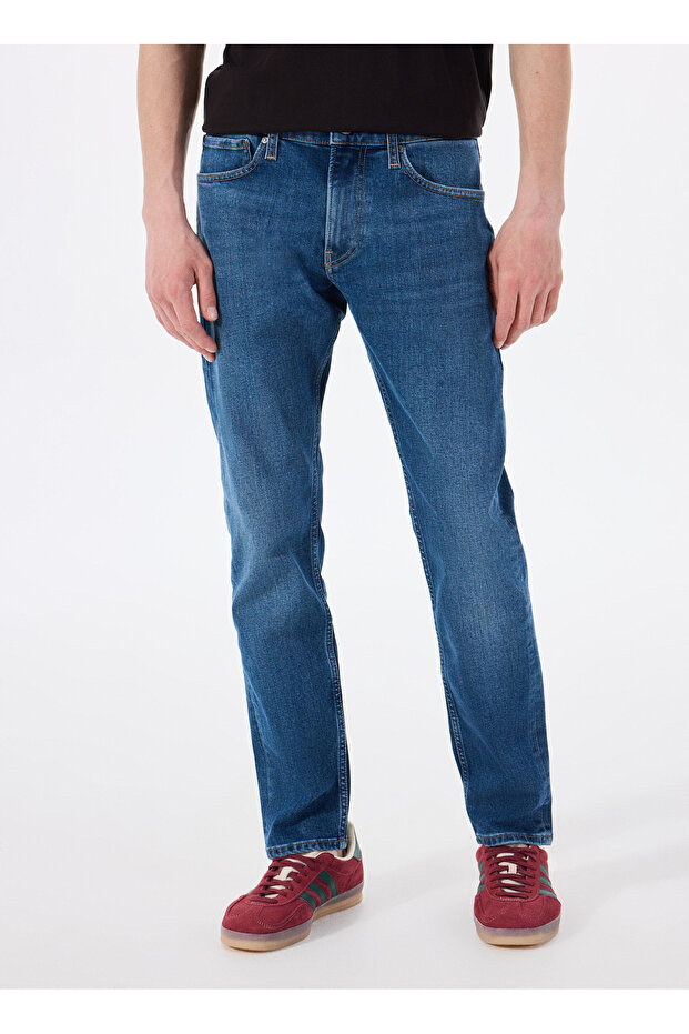 بنطال جينز SLIM MID BLUE للرجال