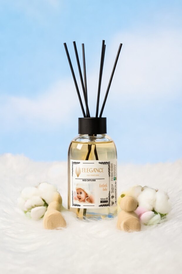 Bebek Reed Diffuser Bambu Çubuklu Oda Kokusu (55 Ml) - 3
