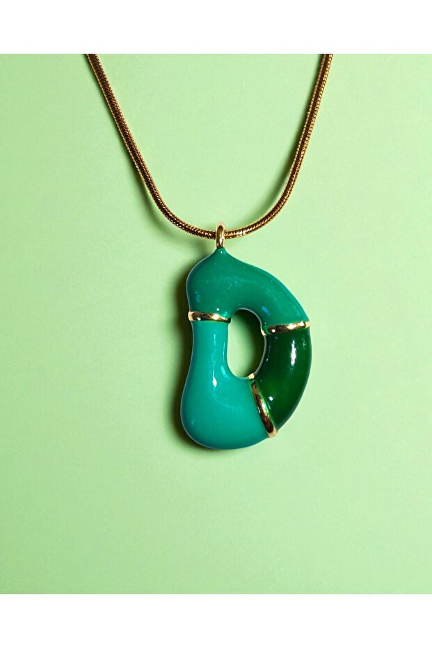 Mineli D Harf Kolye - 5