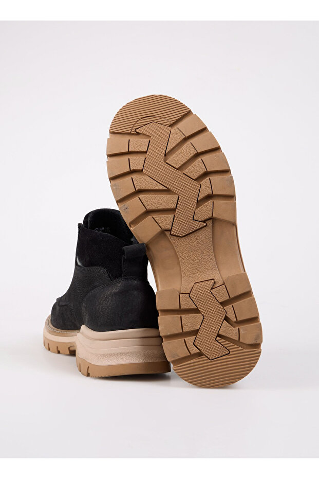 Deri Siyah Erkek Bot BUL-250015 - 4