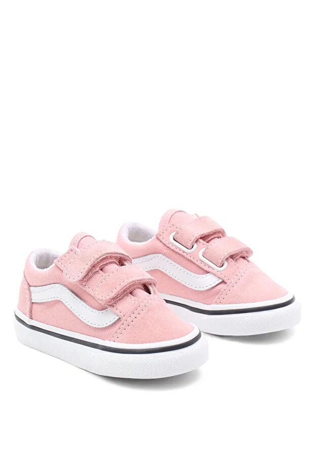 Pembe Kız Bebek Deri Yürüyüş Ayakkabısı VN000D3Y9AL1 TD Old Skool V - 3