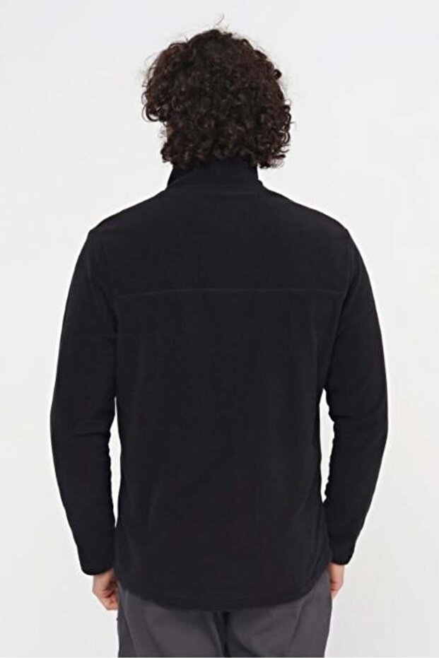 Erkek Siyah Polar Mont - 4