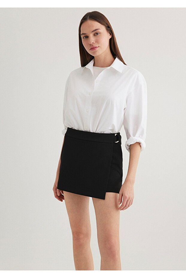 Siyah Şort Etek 1410179-900 - 3