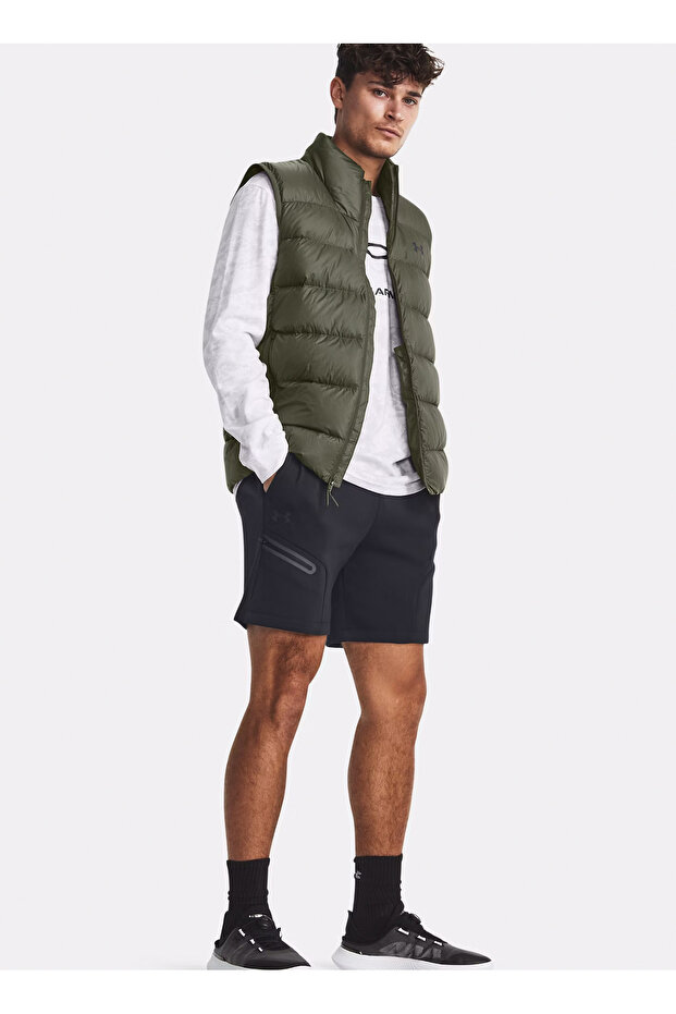 1379809-001 UA Unstoppable Flc Shor Loose Fit Siyah Erkek Şort - 3