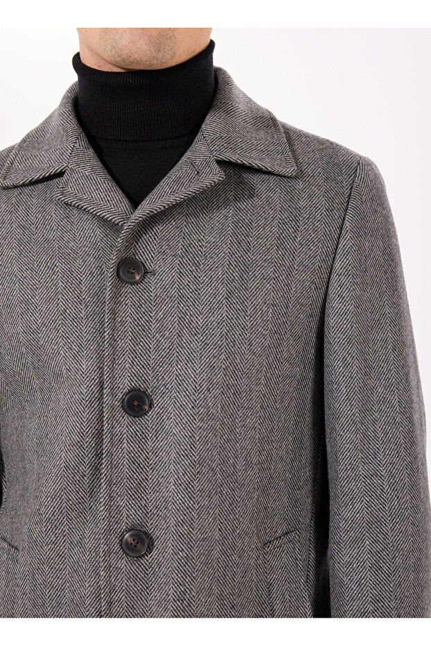 Gri Erkek Kaban HM403240 - 4