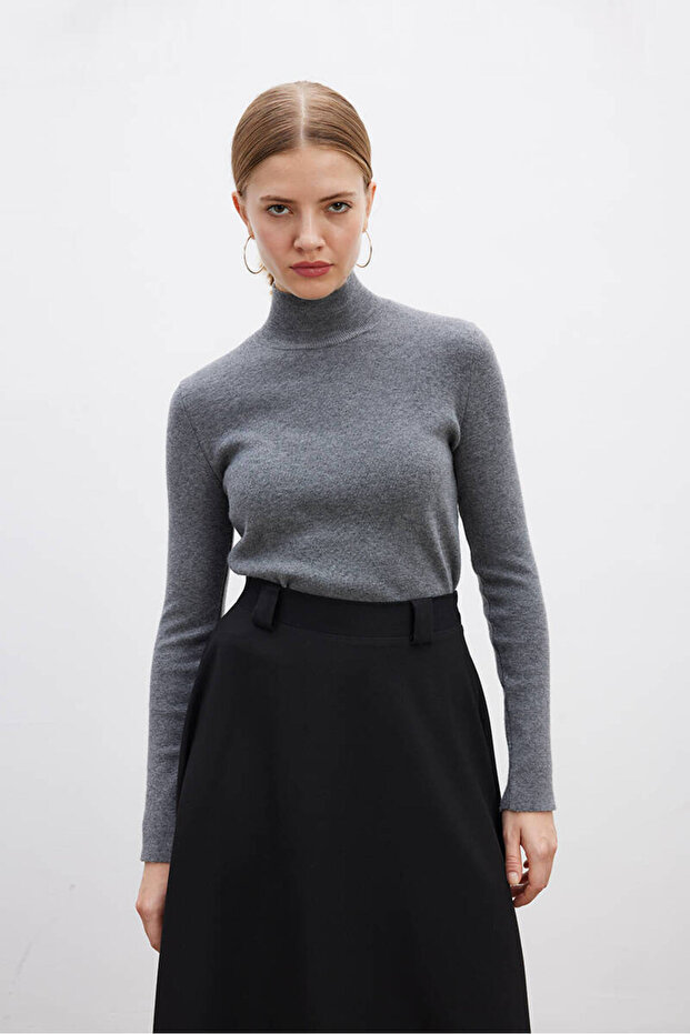 SİYAH VOLANLI ETEK - 5