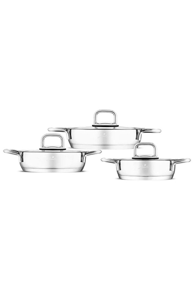 New Myra 9 Parça Çelik Sahan Seti - 5