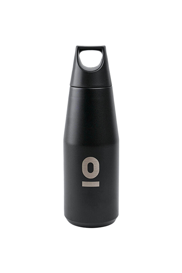 Paslanmaz Çelik Siyah Şişe Termos 550 ml No:67 - 1