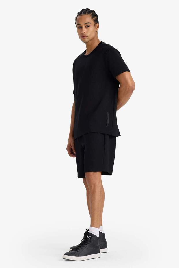 DeFactoFit Standart Fit Modal Sporcu Kısa Paça Şort F8393AX25AU - 4