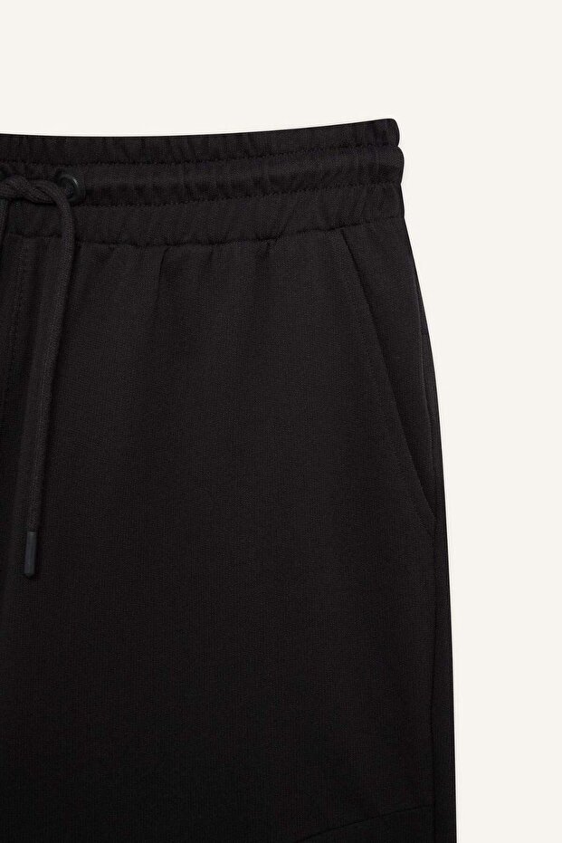 DeFactoFit Standart Fit Sporcu Beli Bağcıklı Cepli Şort E2585AX25SM - 8