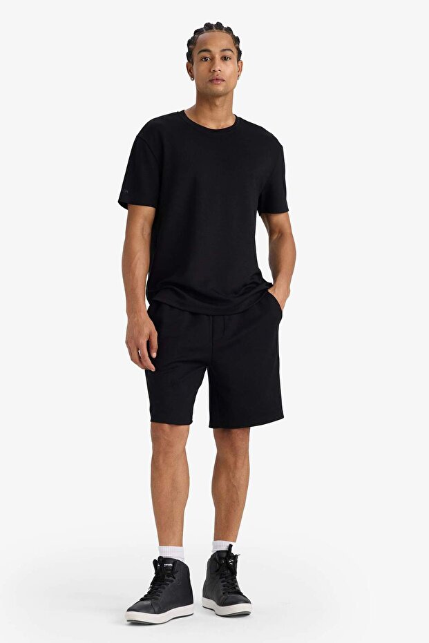 DeFactoFit Standart Fit Modal Sporcu Kısa Paça Şort F8393AX25AU - 3