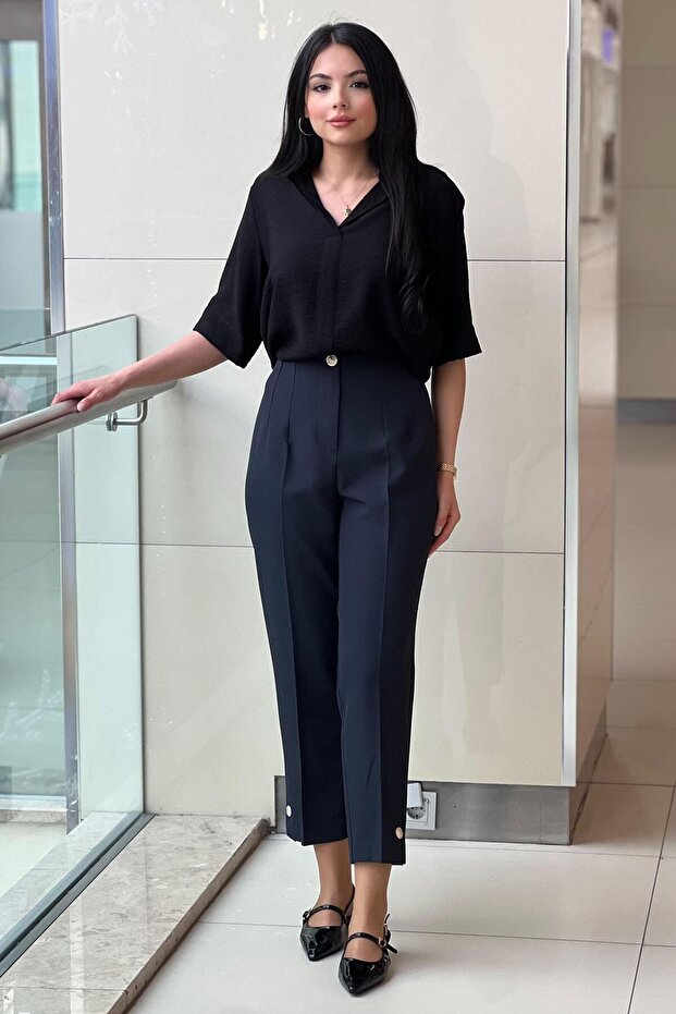 Synthesis Mars Leg Buttoned Trousers - 4
