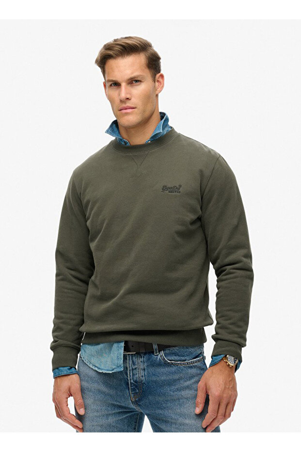 ESSENTIAL LOGO CREW SWEATSHIRT - 1