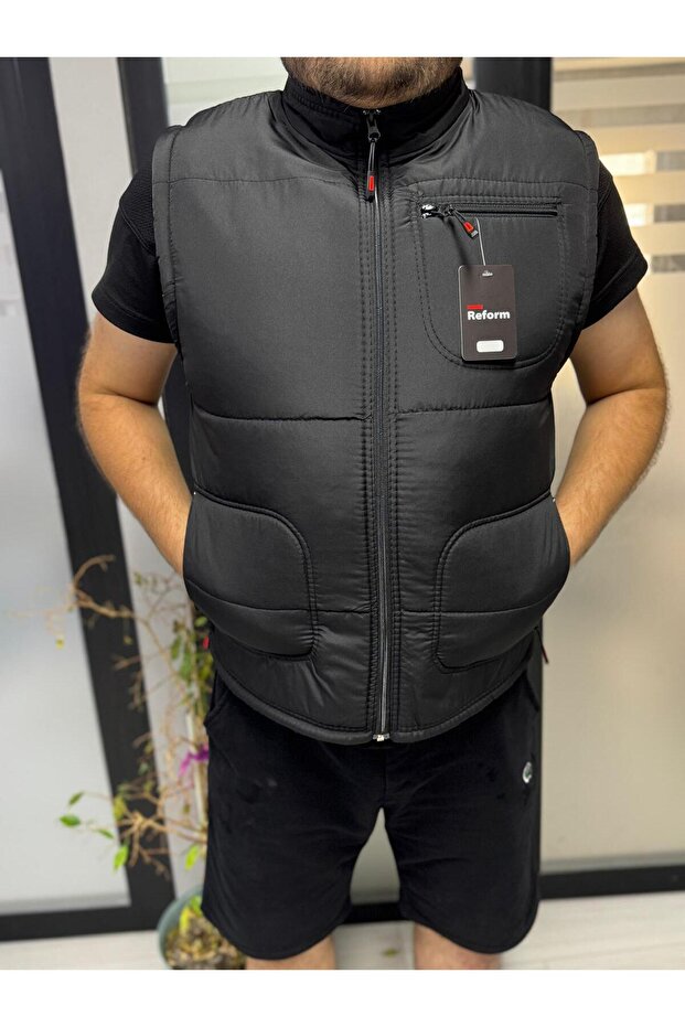 Inflatable Vest Sleeveless Jacket - 5