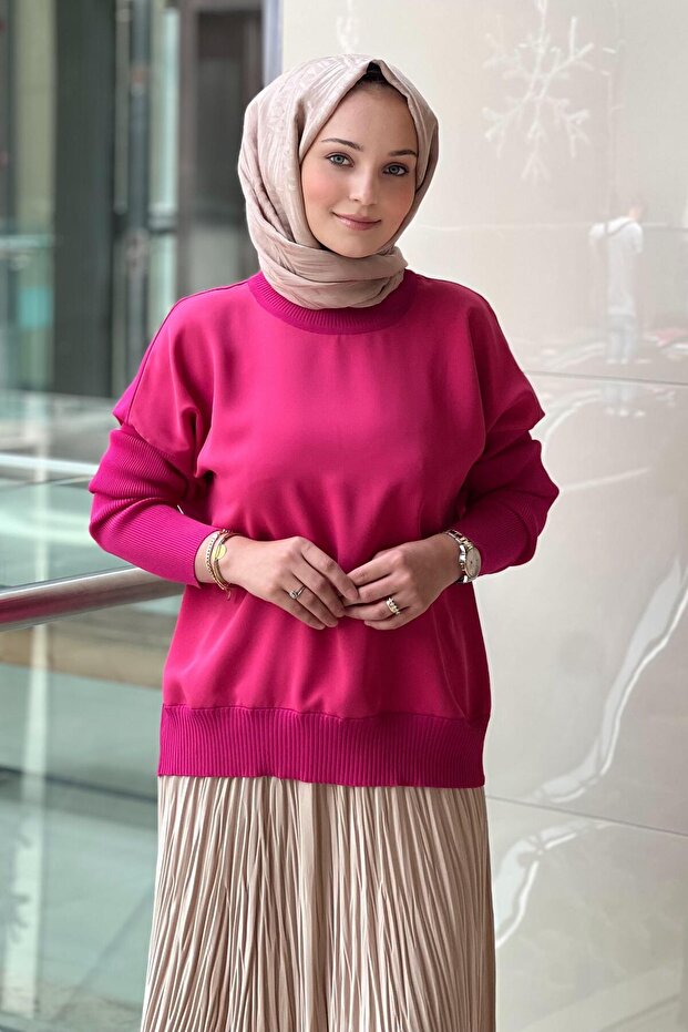 Triko Kollu Tunik - 2