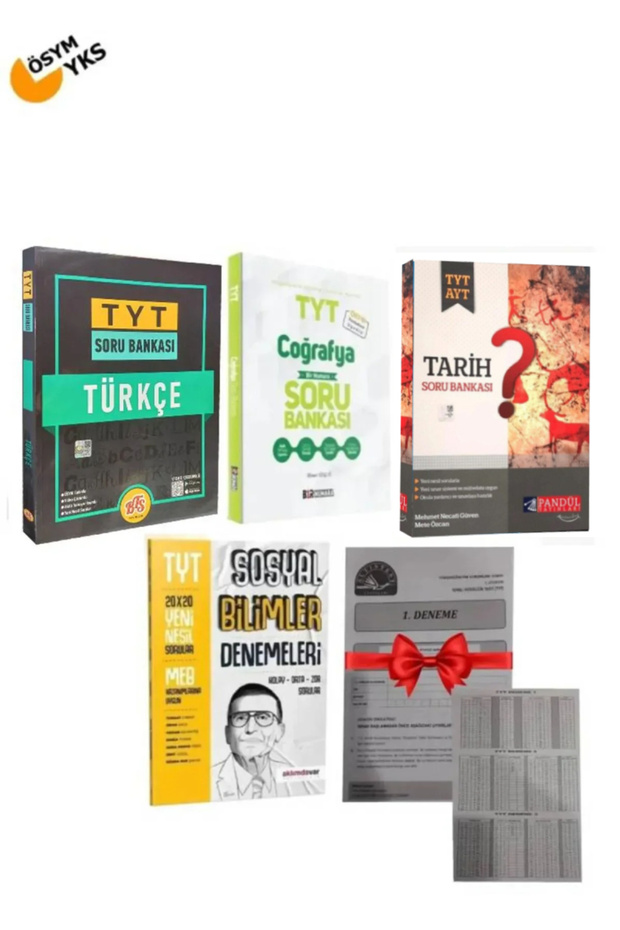 TYT Sözel Soru Bankası + Yaprak Test + Sosyal Bilimler Deneme Seti - 1