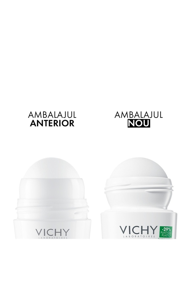 Vichy Roll-on antiperspirant fără pete albe 48 H, Roll-On, 50 ml - 2
