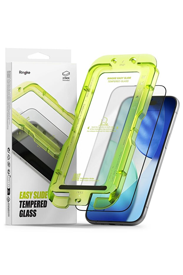 iPhone Air Screen Protector | Easy Slide Tempered Glass | 2 Pack, W Installation Jig
