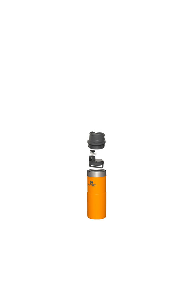 10-09848-056 Klasik Trigger Action 0,35 Litre Çelik Termos Bardak - Safran - 4