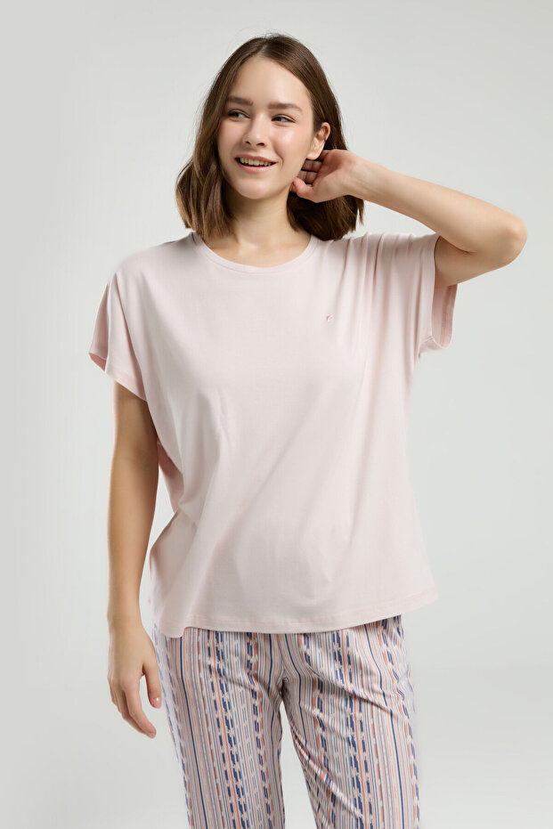 Women's Pink Pajama Set