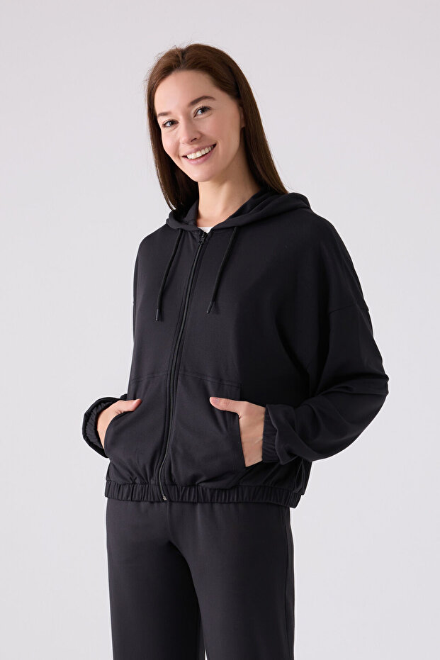 Set pijama neagră damă - 2
