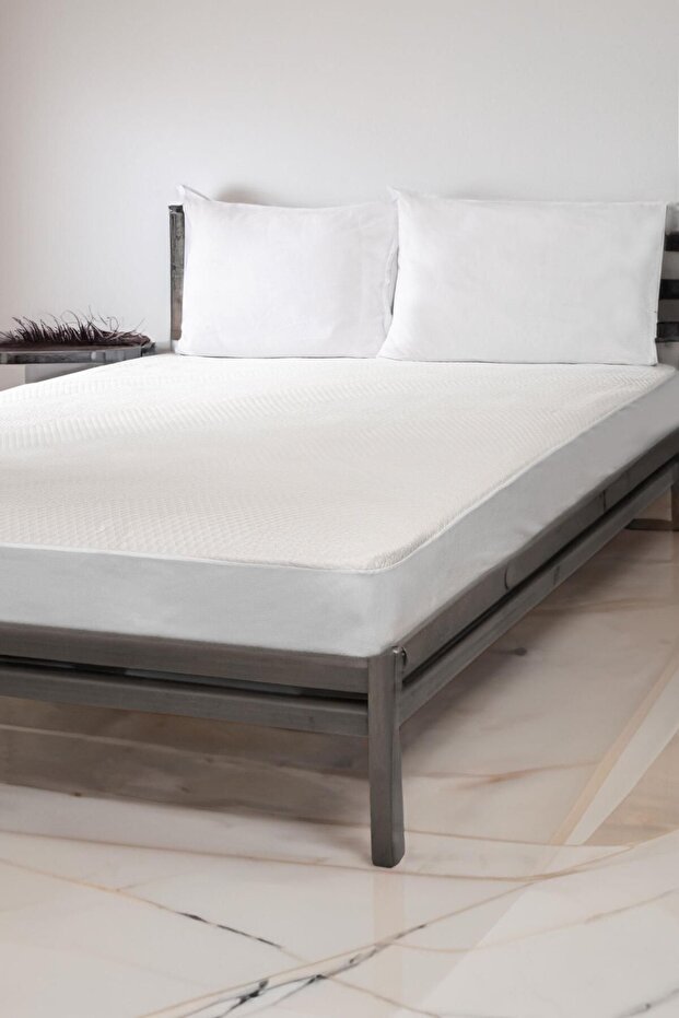 100x200cm Sıvı Geçirmez Tek Kişilik Fitted Alez - 3